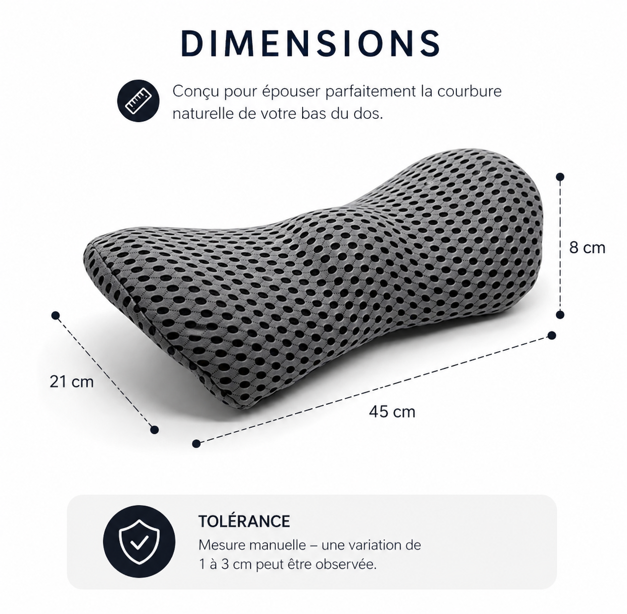 Coussin Lombaire Ergonomique